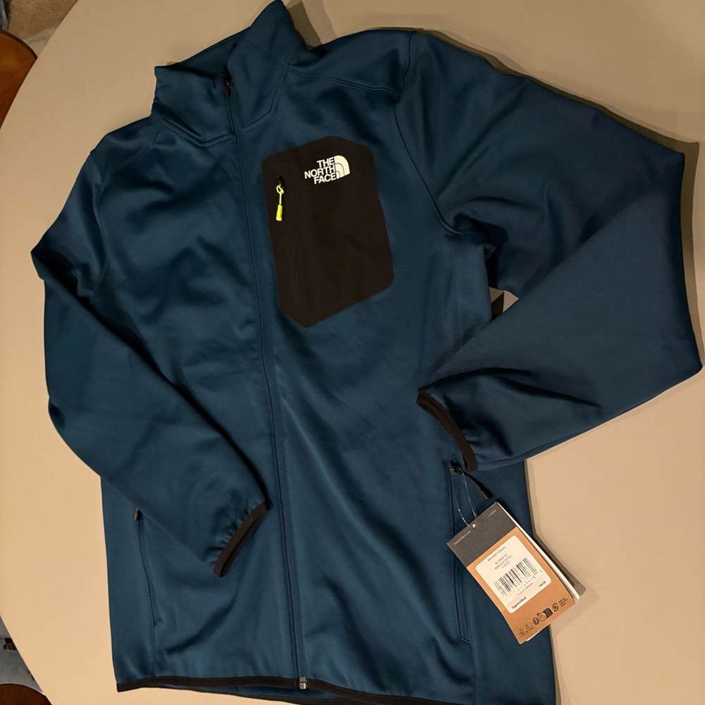 NEW North Face Crest Full-Zip Fleece Lightweight Cozy Outdoors Zippered Pockets - Picture 7 of 10